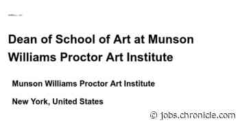 Dean of School of Art at Munson Williams Proctor Art Institute job with Munson Williams Proctor Art Institute | 382750 - The Chronicle of Higher Education