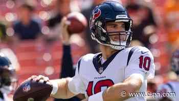 Houston Texans to start rookie Davis Mills at QB on Thursday; Tyrod Taylor placed on IR - ESPN