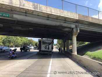 UPDATE: All main lanes at I-10 eastbound at Houston Avenue now open after oversized truck hit bridge - KPRC Click2Houston