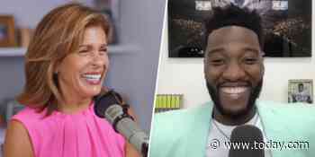 Hoda's first podcast guest shares relationship wisdom that blows her socks off