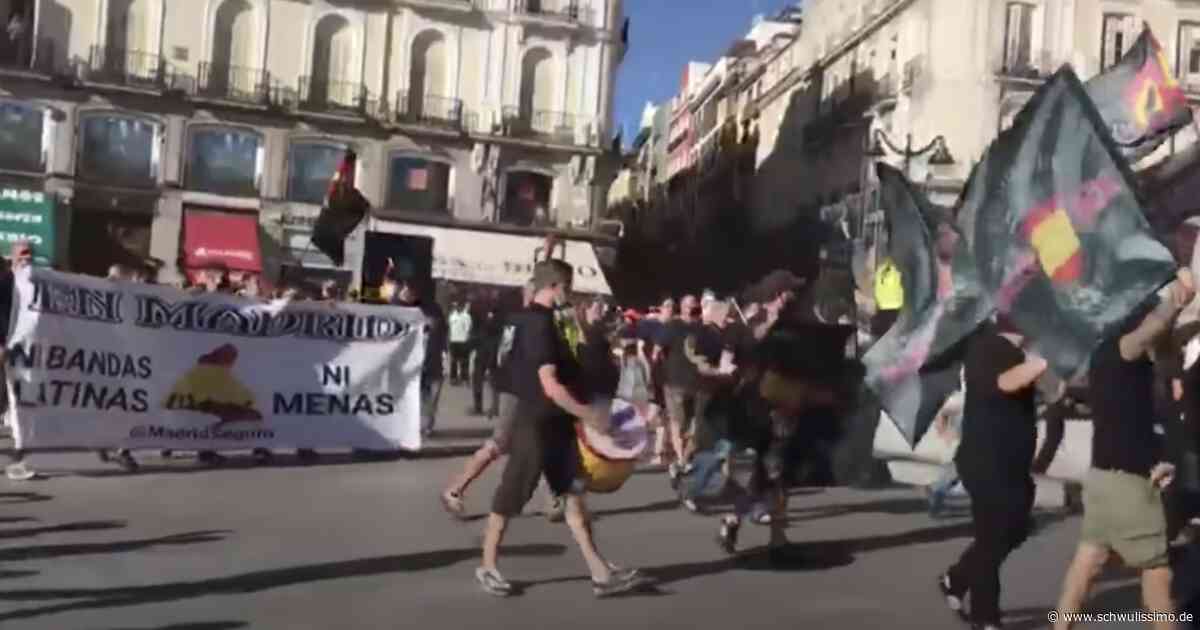 Neo-Nazis in Spanien - Demonstration in Madrids LGBTI*-Viertel - schwulissimo