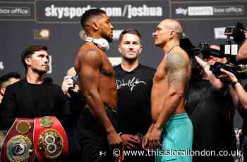 Anthony Joshua vs Oleksandr Usyk: Time, weights, weather and how to watch