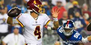 Scott Turner's advice for Taylor Heinicke ahead of the QB's first road start - NBC Sports