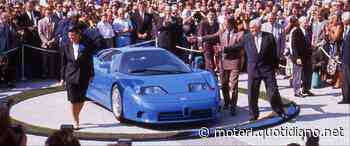 Modena Motor Gallery si apre con la sfilata della Bugatti EB110 in centro - QN Motori - QN Motori