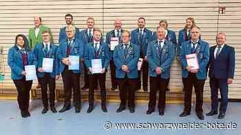 Treue Musiker: Ehrungen bei Haiterbacher Stadtkapelle