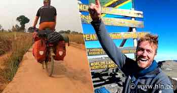 Jelle fietst helemaal van Dendermonde naar Kilimanjaro en vertelt over waanzinnige reis - Het Laatste Nieuws