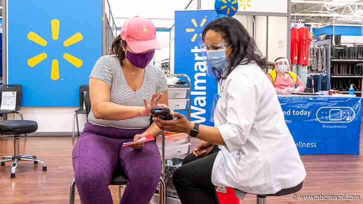 Telemundo, Walmart to Educated Hispanics in Miami About COVID-19 Immunizations Saturday