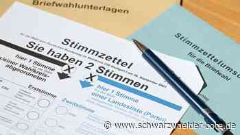 Bundestagswahl 2021 in Calw - Fast die Hälfte geht nicht zur Urne - Schwarzwälder Bote