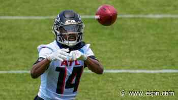 Falcons WR Gage, CB Terrell out against Giants
