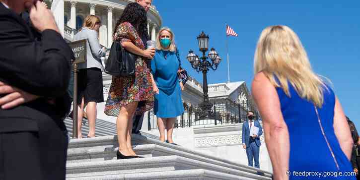 Rep. Marjorie Taylor Greene got into a shouting match outside the Capitol with a Democratic congresswoman over abortion: 'Try being a Christian!'