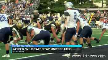 Jasper football dominating SIAC with undefeated record - 14 News WFIE Evansville