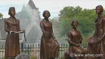 Seneca Falls, the birthplace of women's suffrage, honor historic women