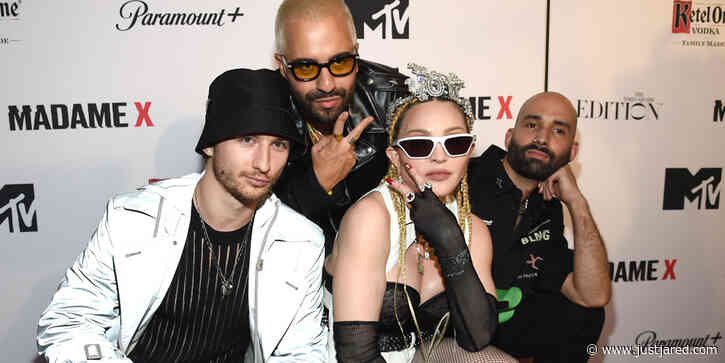 Madonna Brings Boyfriend Ahlamalik Williams & Son Rocco Ritchie To 'Madame X' Film Premiere in NYC