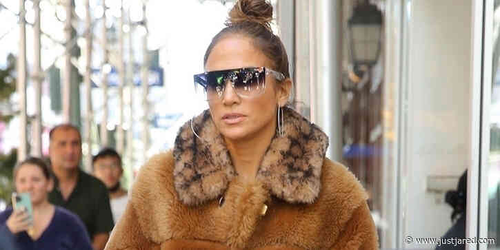 Jennifer Lopez Rocks a Fur Coat as Fall Starts in New York City