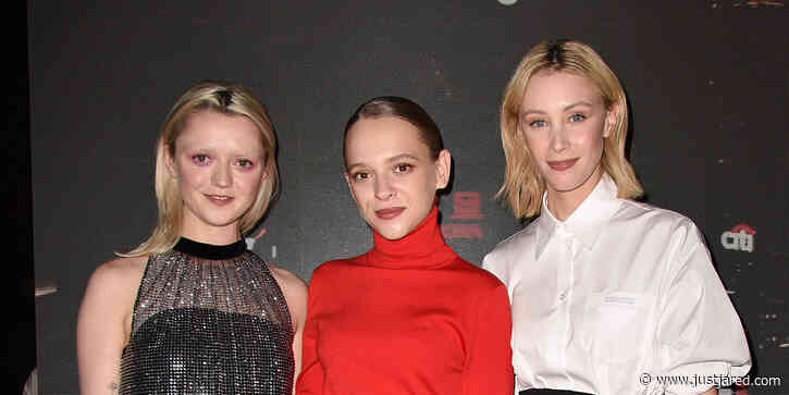 Maisie Williams, Shira Haas & Sarah Gadon Sit Front Row For Prada's Fashion Show in Milan