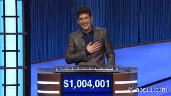 'Jeopardy!' contestant Matt Amodio passes $1 million in winnings