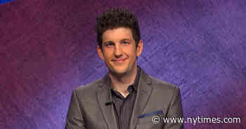 Matt Amodio, the Latest ‘Jeopardy!’ Star, Breaks $1 Million