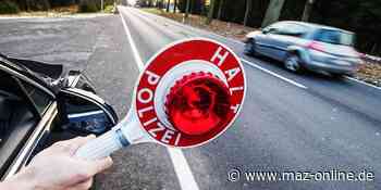 Betrunken, mit gefälschtem Führerschein und ohne Kfz-Zulassung durch Kleinmachnow - Märkische Allgemeine Zeitung