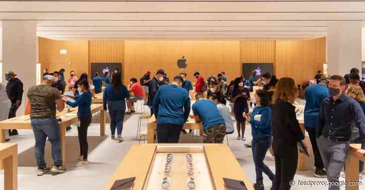 First Apple store in The Bronx opens with refreshed design, dedicated pick up section, and new Today at Apple tables