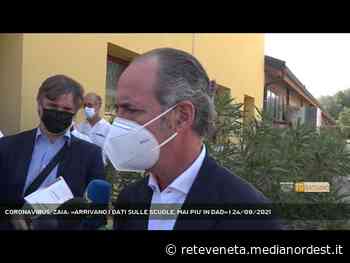 CAORLE | CORONAVIRUS, ZAIA: «ARRIVANO I DATI SULLE SCUOLE, MAI PIU’ IN DAD» - RETE VENETA