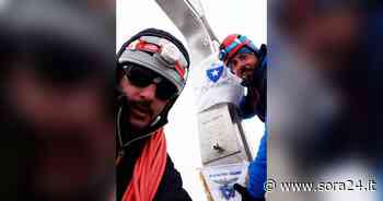 La bandiera del CAI SORA sventola sulla cima dell’Ortles, nel Parco Nazionale dello Stelvio - Sora24