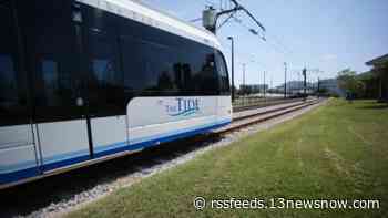 Hampton Roads Transit plans to expand The Tide light rail to Military Circle