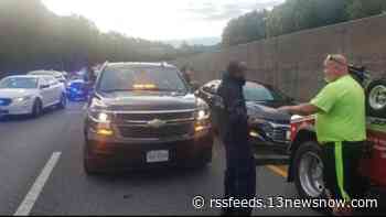 Police investigate incident on I-64 in Norfolk after man found dead