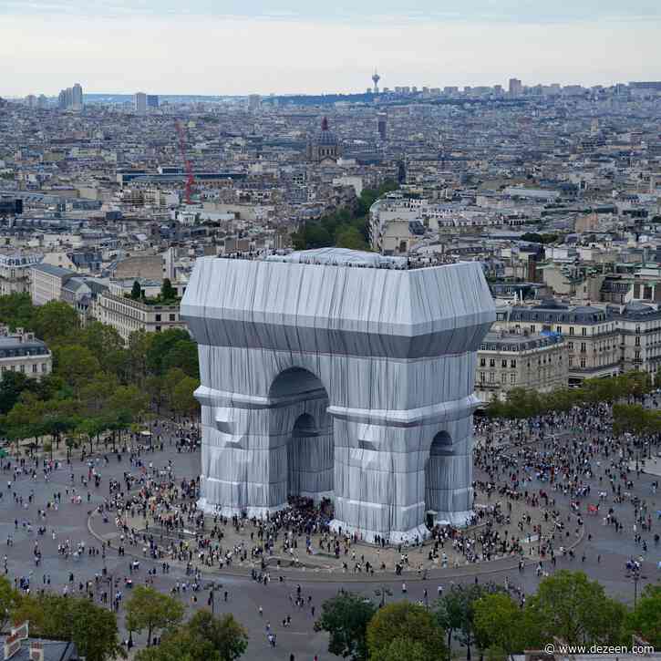 This week the Arc de Triomphe was wrapped