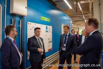 Brookhouse Aerospace hosts ministerial tour of Darwen base