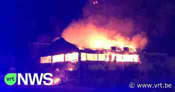 Gewonde bij hevige brand op industrieterrein Maatheide in Lommel - VRT NWS