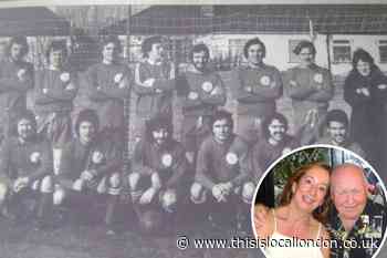 Thornton Heath football legend recreating on team photo