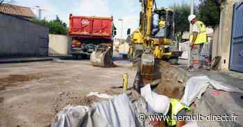 Frontignan - Les travaux sur le réseau de distribution d'eau se poursuivent - Hérault-Direct