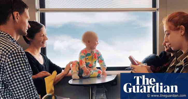 A happy baby on a train: Dina Alfasi’s best phone picture