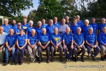 Petanqueclub Achterbos viert clubkampioen op ledenfeest