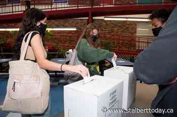 St. Albert students cast their mock ballots - St. Albert Today