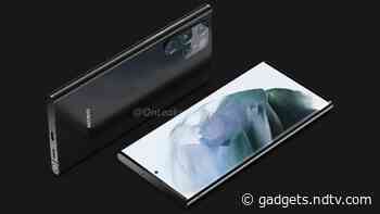 Samsung Galaxy S22 Ultra May Come With Galaxy Note-Like S Pen Integration and Curved Display, Renders Suggest