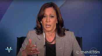 Harris says images of Border Patrol on horseback evoked 'times of slavery'