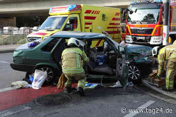 Schwerer Unfall in Dresden: Lkw und Auto kollidieren, mehrere Verletzte - TAG24