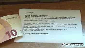 Was steckt hinter der anonymen zehn-Euro Spende in Ulm? - SWR