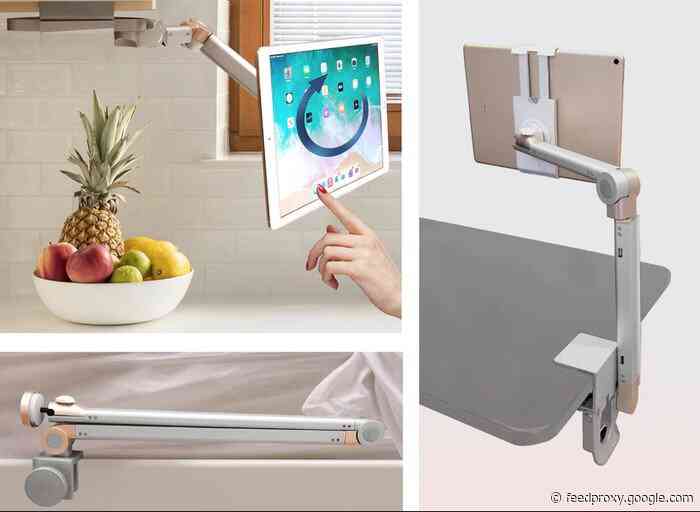 DuraFlex tablet stand and arm let’s you view your screen from any angle