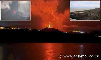 La Palma volcano spews lava into the air as eruption intensifies