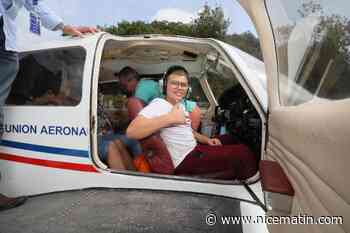 A l’aérodrome Cannes-Mandelieu, quatre enfants en situation de handicap ont réalisé leur baptême de l’air