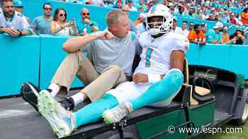 Source: Fins' Tua goes to IR; out at least 3 weeks