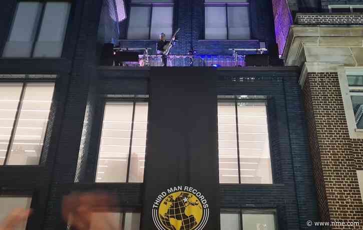 Watch Jack White play surprise London rooftop set to celebrate opening of Third Man Records