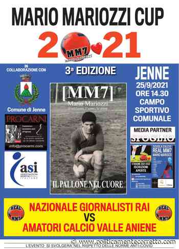 Domani il Memorial in omaggio alla grande ala destra, tecnico e ds di diverse squadre laziali LA «MARIOZZI CUP» CON LA NAZIONALE DEI GIORNALISTI RAI - politicamentecorretto.com - politicamentecorretto.com