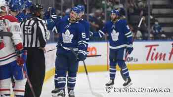 Leafs down Canadiens in pre-season action as fans return to Scotiabank Arena