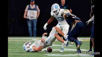 No. 24 UNC brutalized by Georgia Tech defense, running game in 45-22 loss