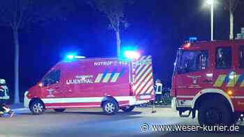 Ölwanne aufgerissen: Feuerwehr Lilienthal beseitigt Spuren - WESER-KURIER - WESER-KURIER