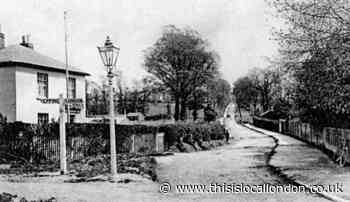Compare pictures of Traps Hill, Loughton, from 1910 with today