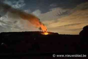 Bankje vernield na brand in Genoelselderen